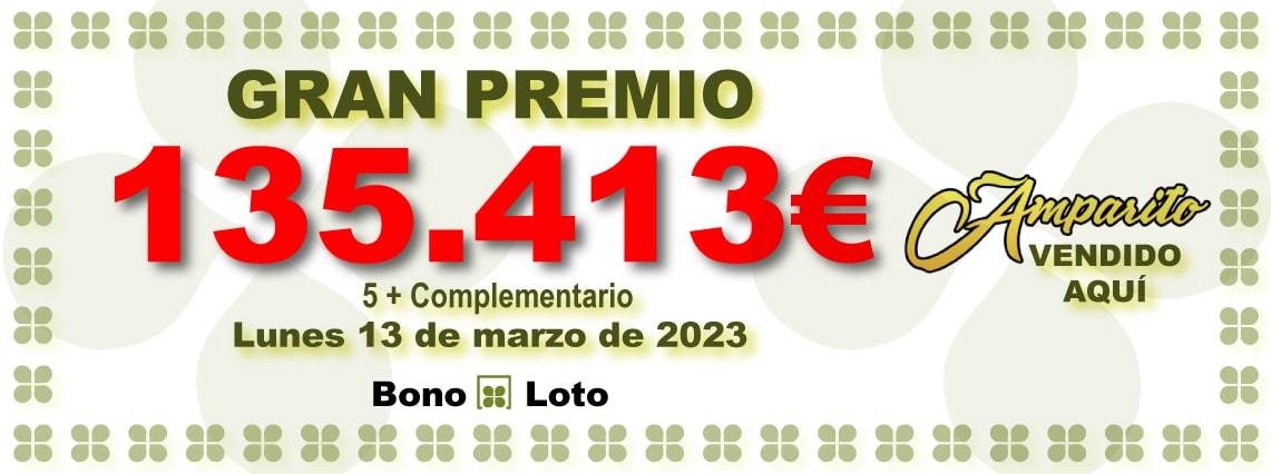 Loter�a Amparito - GRAN PREMIO 1